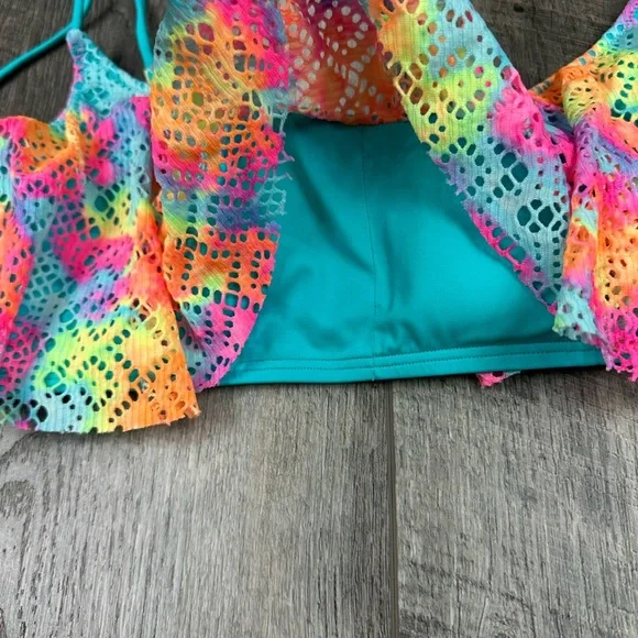 VS Rainbow Flounce Swim‎ Top - Picture 4 of 11